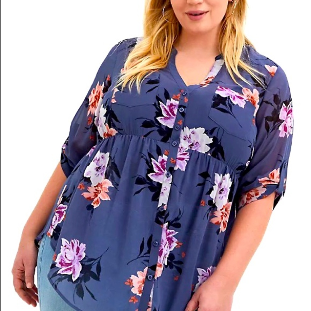 Floral tunic